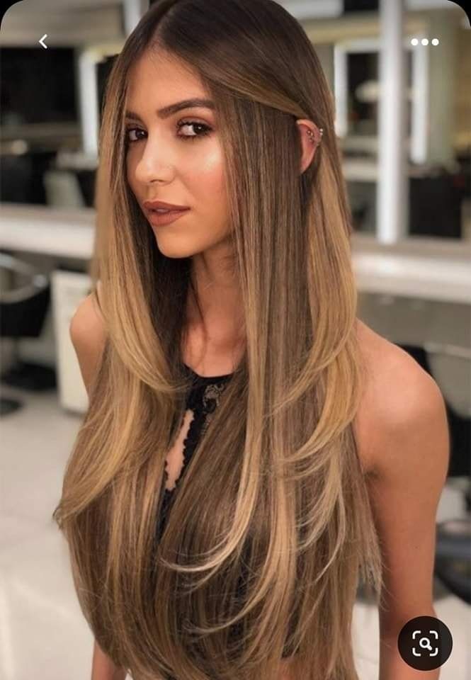Cortes de cabello en capas largas